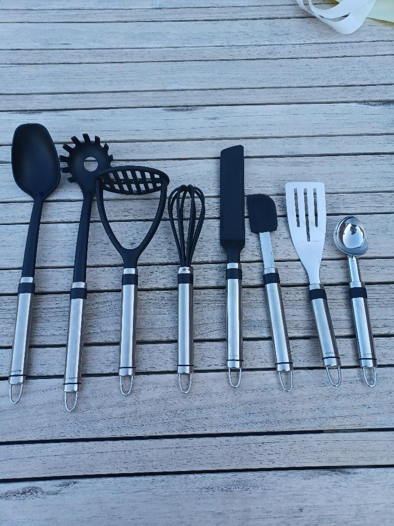 Brabantia keukengerei set, Huis en Inrichting, Overige typen, Zilver, Ophalen of Verzenden, Zo goed als nieuw