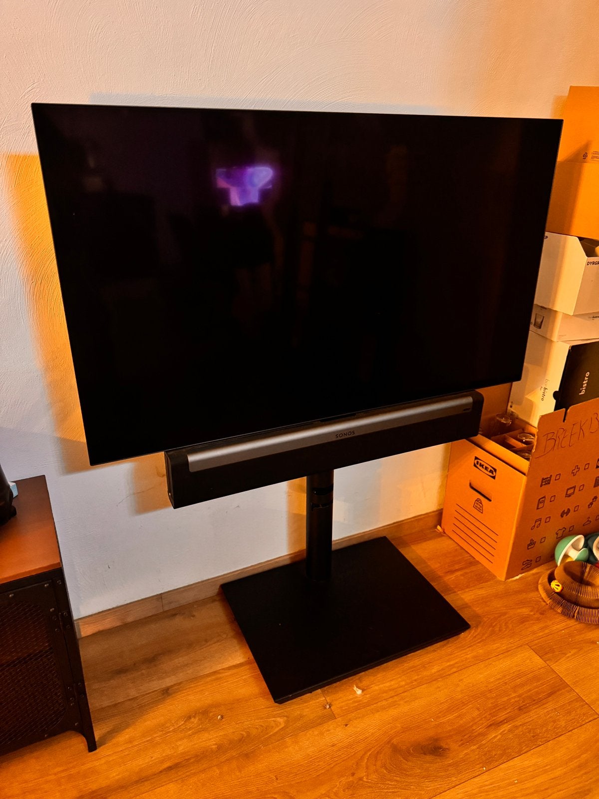 55 inch LG OLED + STAND + SONOS, Ophalen, Zo goed als nieuw, 4k (UHD), OLED