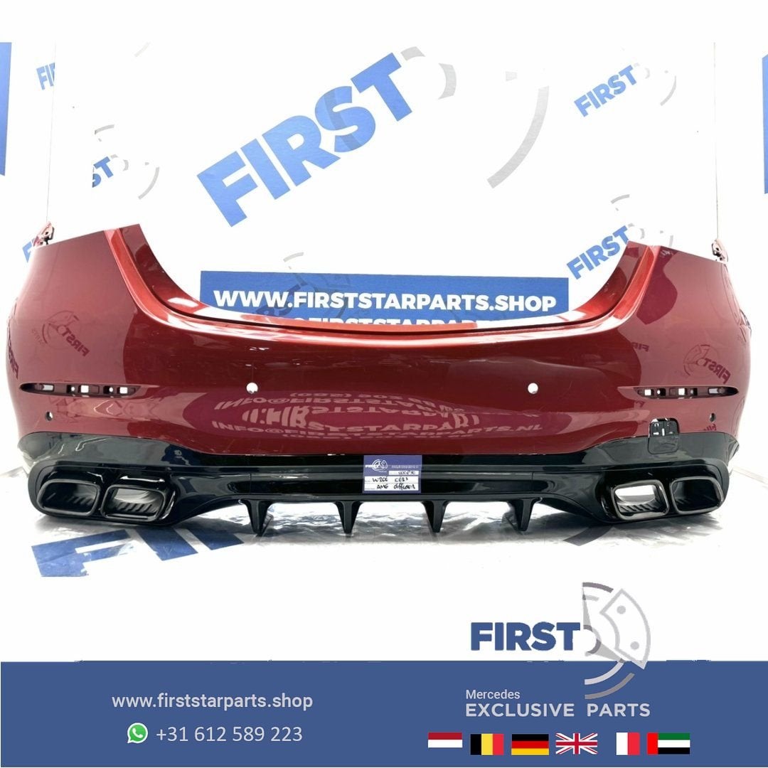 W206 C63 AMG BUMPER + DIFFUSER A2068850703 C63s ACHTERBUMPER, Arrière, Utilisé, -, -