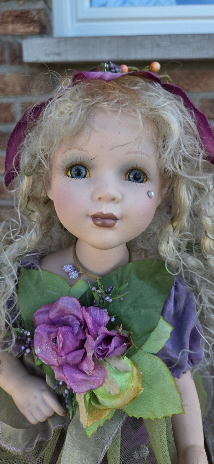 Poupée en porcelaine /Porseleinen pop, Collections, Enlèvement, Utilisé, Poupée