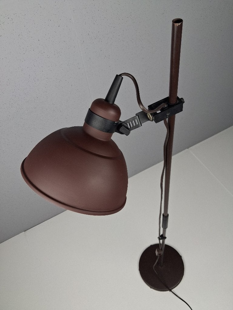 Vintage Industriële Vloerlamp (Verstelbaar), Jaren 70 - 80, Vintage, Enlèvement, 100 à 150 cm, Métal