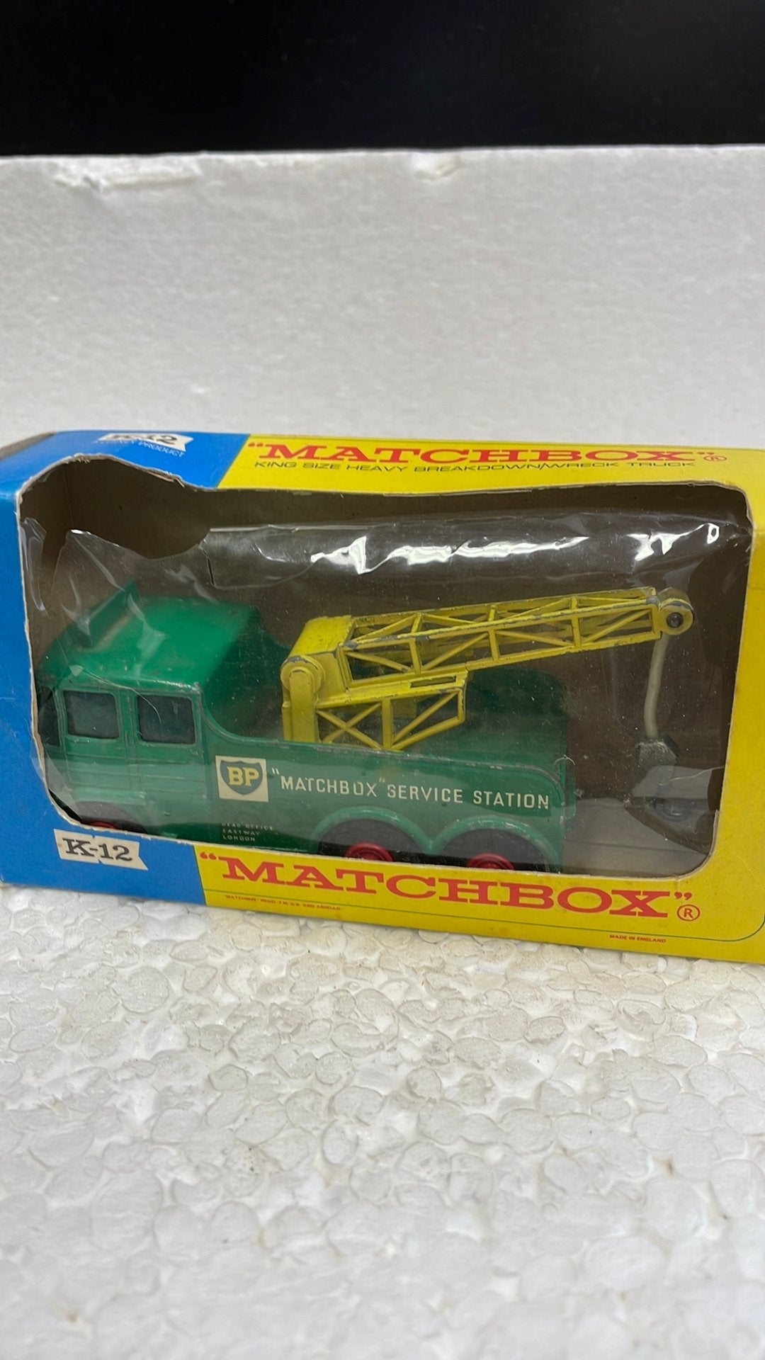 Matchbox Kingsize 12 Heavy Wreck Truck, Ophalen of Verzenden, Zo goed als nieuw, Auto