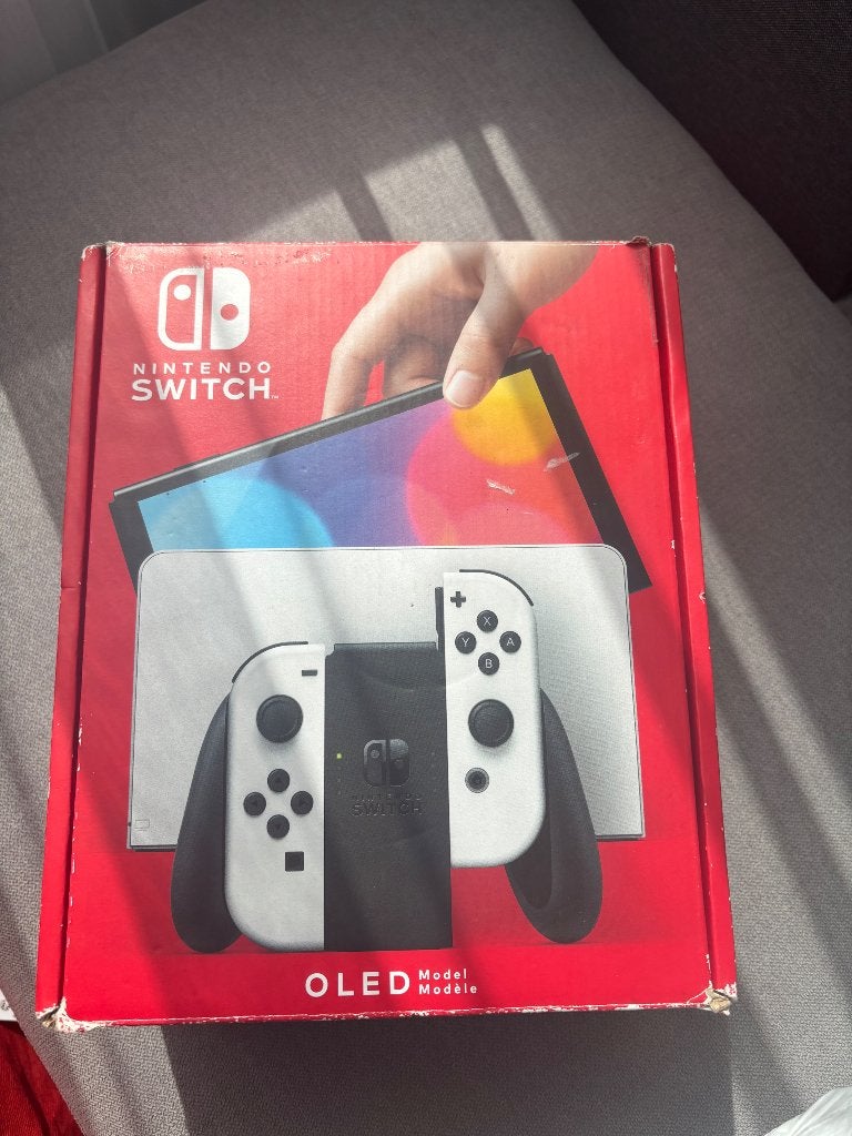 Nintendo Switch OLED, Ophalen, Zo goed als nieuw, Met 2 controllers, Switch OLED