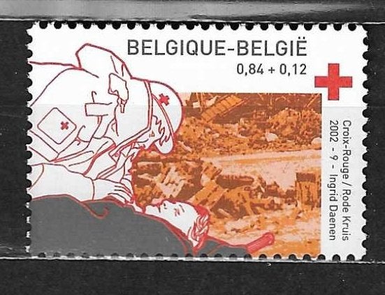 Belgique OPC 3072 La Croix-Rouge - Secours de catastrophe **, Timbres & Monnaies, Neuf, Enlèvement ou Envoi, Non oblitéré, Croix-Rouge
