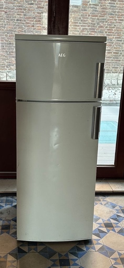 Koel-Vriescombinatie AEG, Elektronische apparatuur, Ophalen, 150 tot 200 liter, Gebruikt, 120 tot 140 cm
