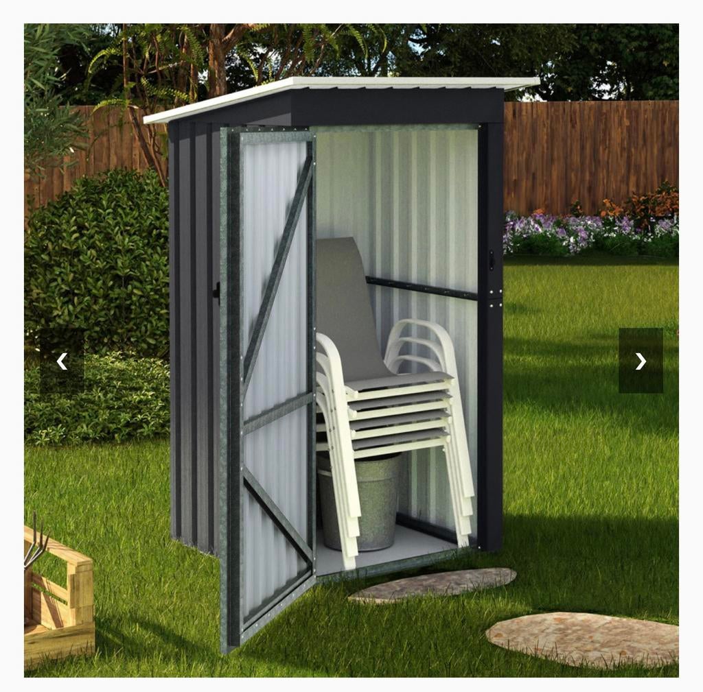 BOGOTA metalen tuinschuur - NOG VERPAKT! (Nieuwprijs €349), Tuin en Terras, Minder dan 250 cm, Overige typen, Nieuw, Ophalen of Verzenden