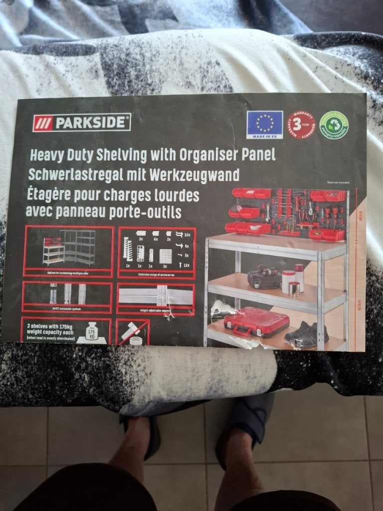 werktafel+bankvijs NIEUW, Ophalen, Nieuw, 70 tot 120 cm, Bankschroef