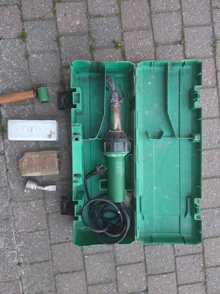 Leister warmeluchtblazer, Ophalen