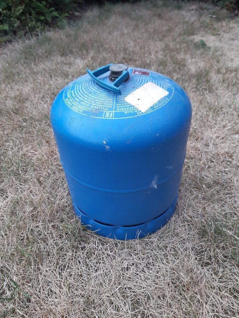 campinggaz gasfles, Ophalen