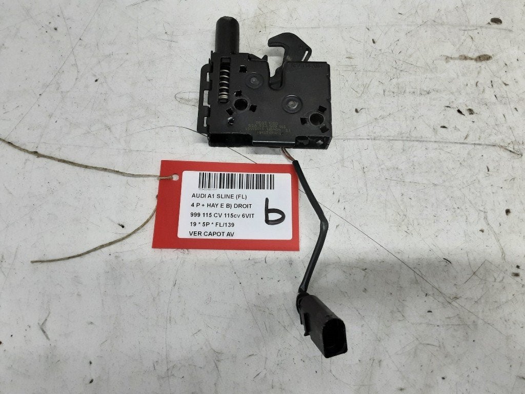 SERRURE CAPOT Audi A1 Sportback (GBA) (82A82350301S), Mevr. I. Hauben, Audi, Utilisé, Rue de l'Espoir 34 34
4030  GRIVEGNÉE, BE