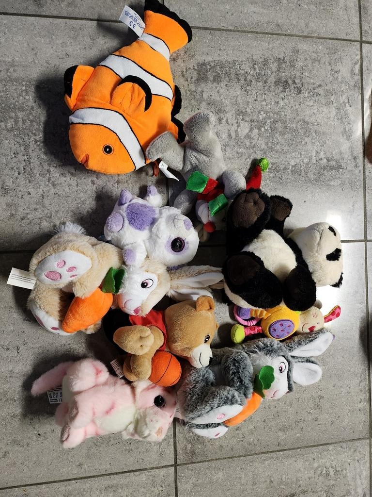 Lot de 10 peluches, Enlèvement ou Envoi