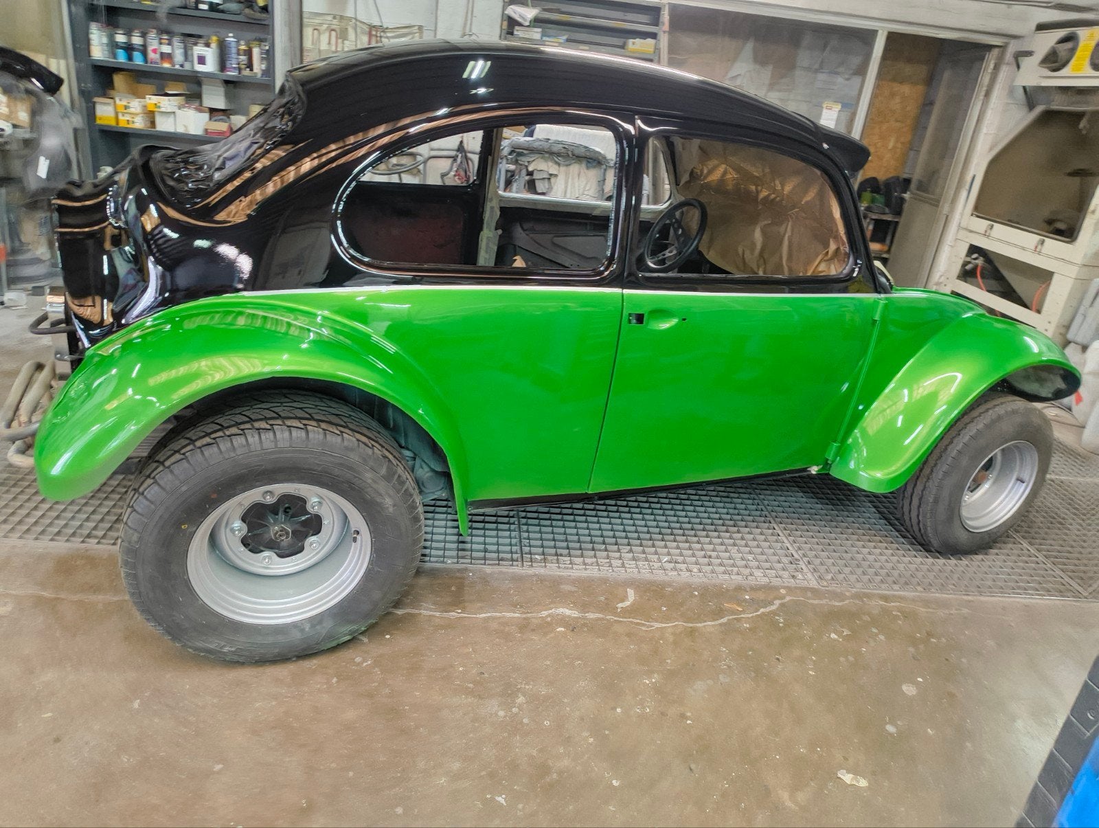 VW Cox Baja naar de finish, Auto's, Oldtimers, Bedrijf, Te koop