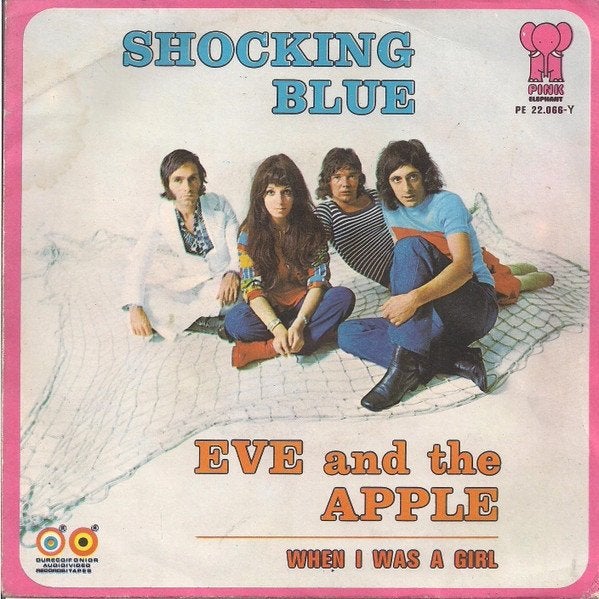 7" Shocking Blue – Eve And The Apple, Gebruikt, 7 inch, Ophalen of Verzenden, Rock en Metal