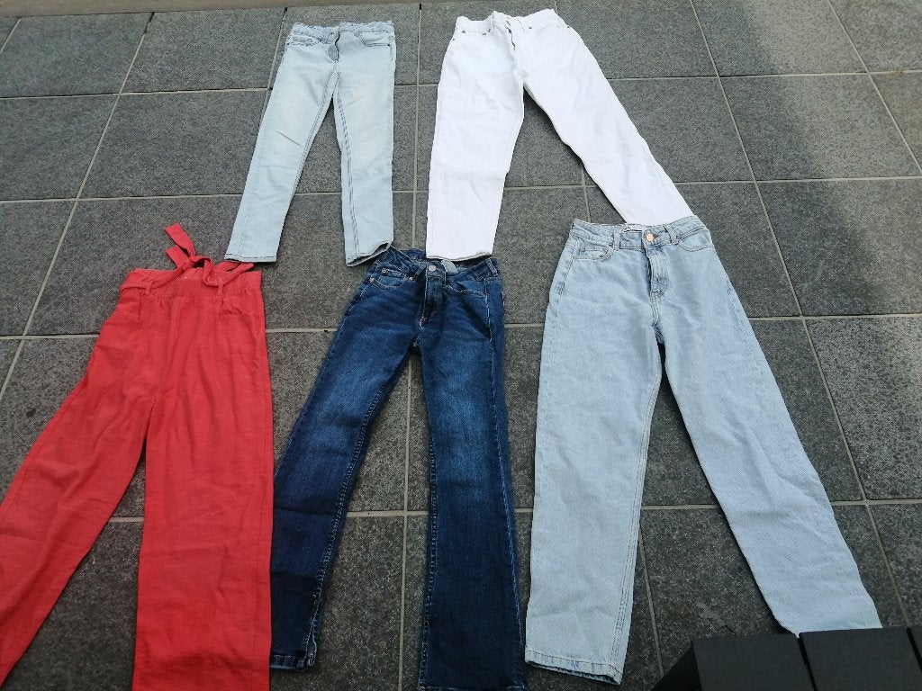 Broeken meisjes 13 jaar, Kinderen en Baby's, Kinderkleding | Maat 158, Ophalen of Verzenden, Zo goed als nieuw, Meisje, Broek