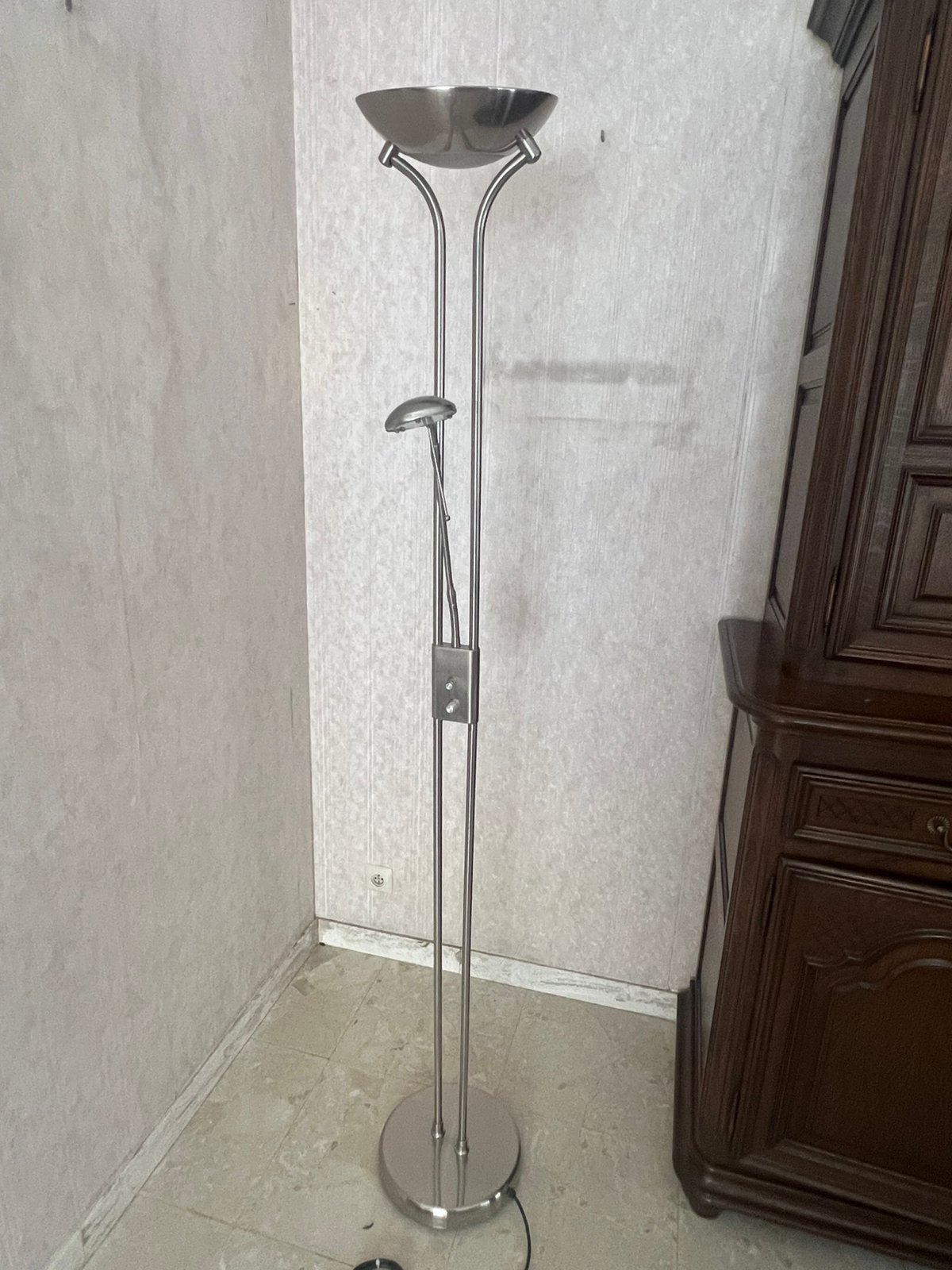 staande uplighter-vloerlamp, Huis en Inrichting, Ophalen, Gebruikt, 150 tot 200 cm