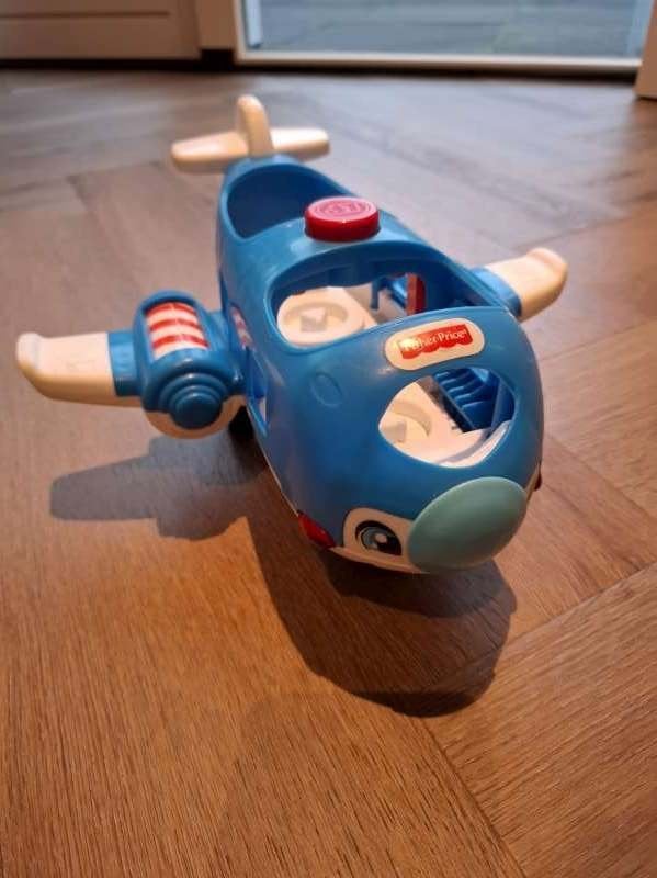 Fisher-Price Little People Vliegtuig, Ophalen of Verzenden, Zo goed als nieuw, Auto of Voertuig, Met licht