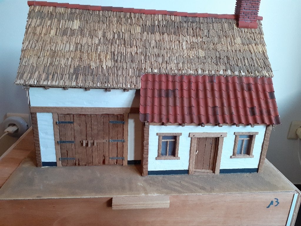 KERSTSTAL v Theo Van Nueten uit Geel  Handwerk! Prijs: € 125, Ophalen, Gebruikt, Overige typen, Christendom | Katholiek