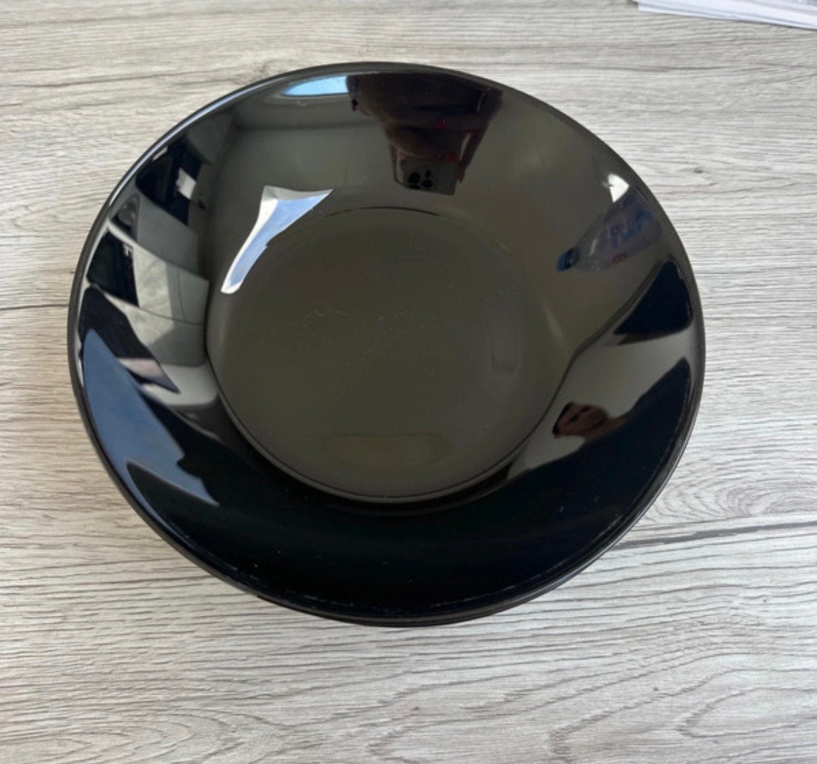 Assiettes noires profondes, Enlèvement ou Envoi, Comme neuf, Assiettes(s)