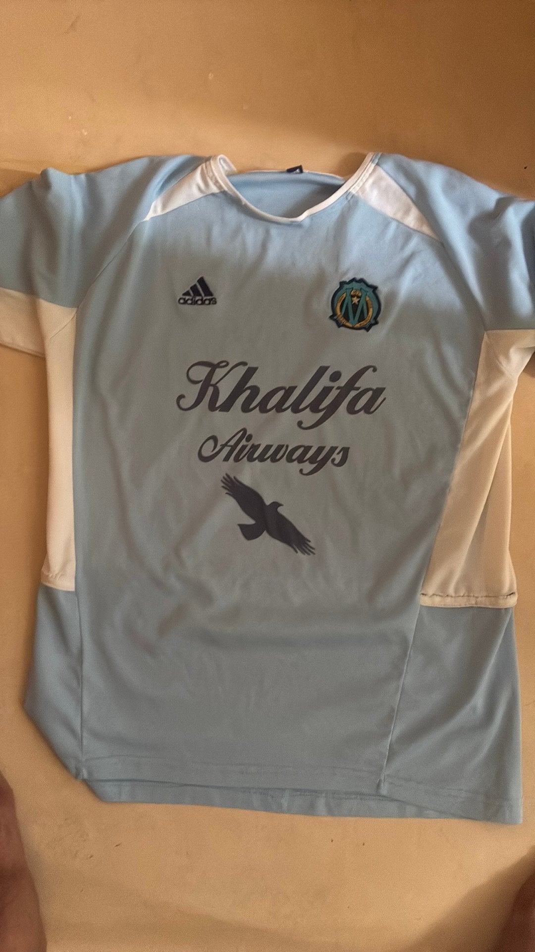 Maillot de football de l'Olympique de Marseille, Sports & Fitness, Football, Taille L, Enlèvement ou Envoi, Utilisé, Maillot