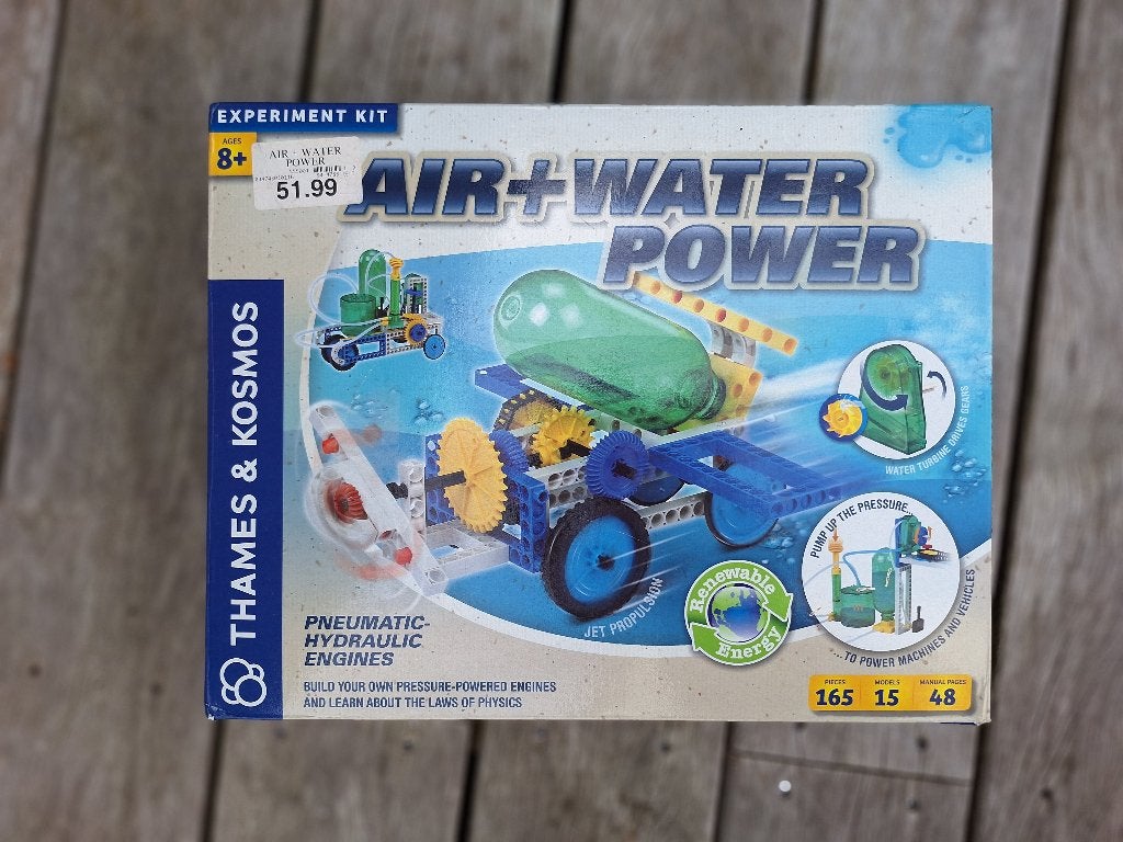 Wetenschapskit voor lucht- en waterkracht (Theems en Kosmos), Ophalen, Gebruikt