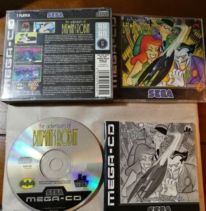 SEGA MEGA CD  BATMAN EN ROBIN, Consoles de jeu & Jeux vidéo, Enlèvement ou Envoi, Autres modèles, À partir de 12 ans, Aventure et Action