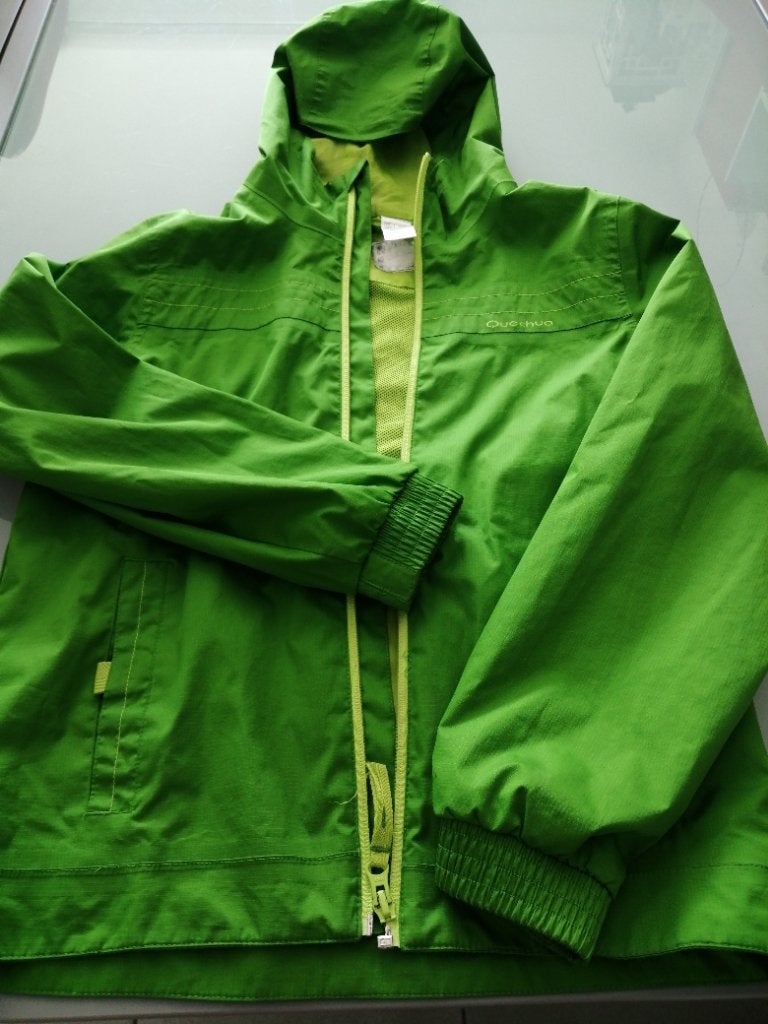 Regenjas Quechua 12 j, Caravans en Kamperen, Regenkleding, Ophalen of Verzenden, Zo goed als nieuw, Regenjas, Kinderen