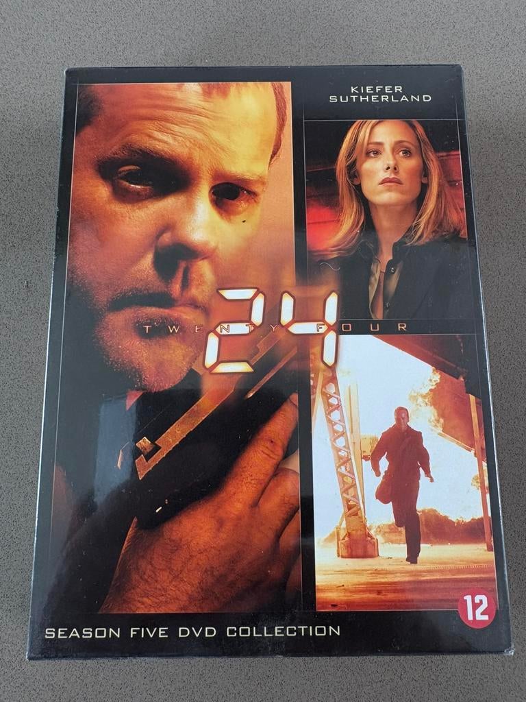 “24” -seizoen 5- met Kiefer Sutherland Sealed, Cd's en Dvd's, Ophalen of Verzenden, Zo goed als nieuw