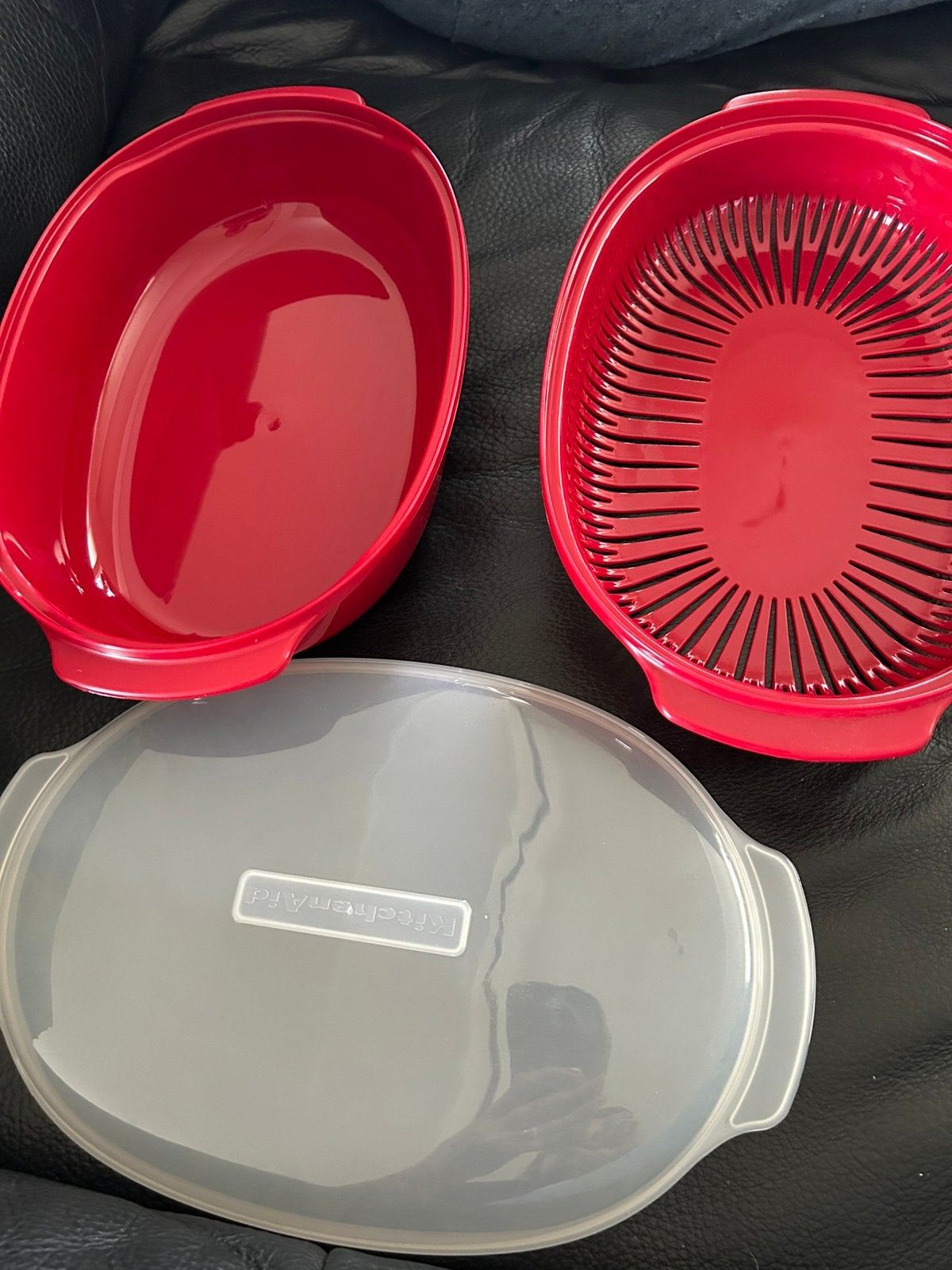 Kitchen aid oval steamer, Enlèvement, Neuf, Rouge