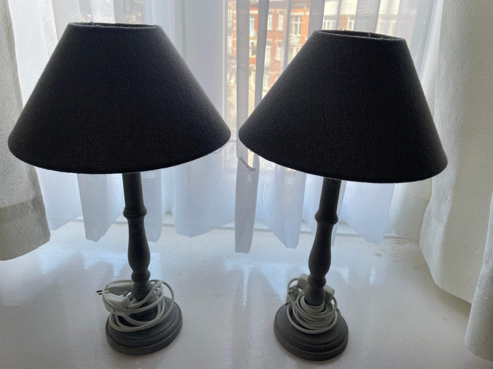 2 Abat-jours Maison du Monde, 47 cm, Utilisé, Design, Autres marques