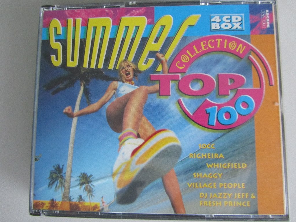 4CDBOX SUMMER COLLECTION TOP 100, Cd's en Dvd's, Cd's | Verzamelalbums, Ophalen of Verzenden, Gebruikt, Verzamelalbum