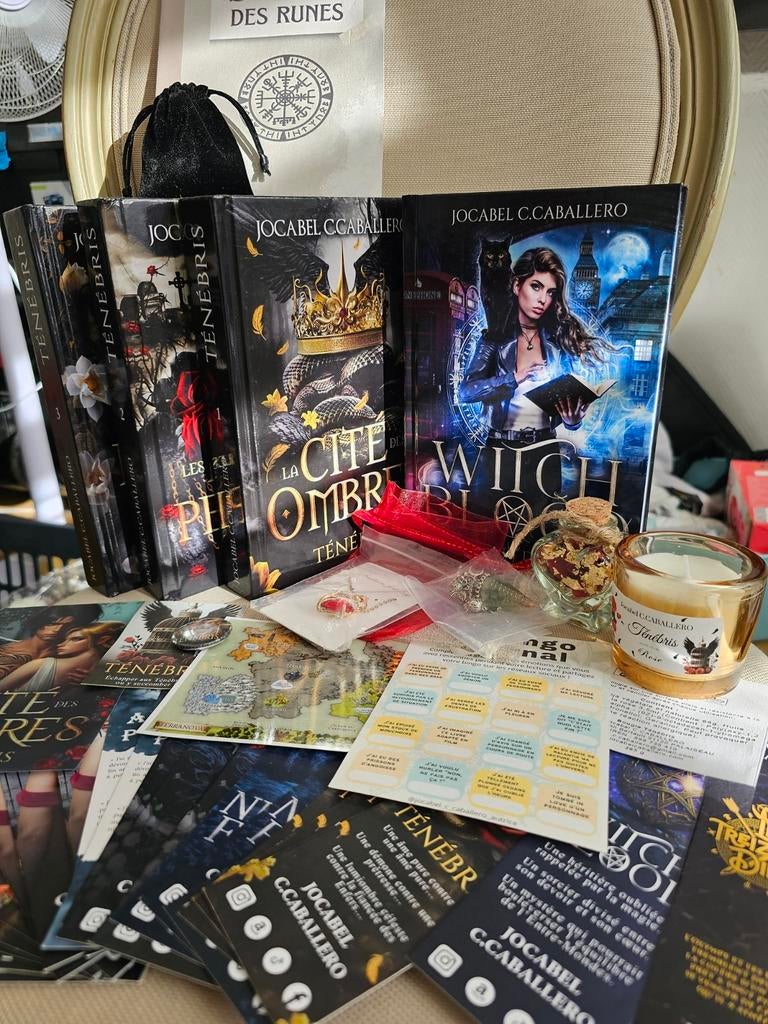 collector Jocabél C. Caballero – Saga Ténébris + Witch Blood, Enlèvement ou Envoi, Neuf
