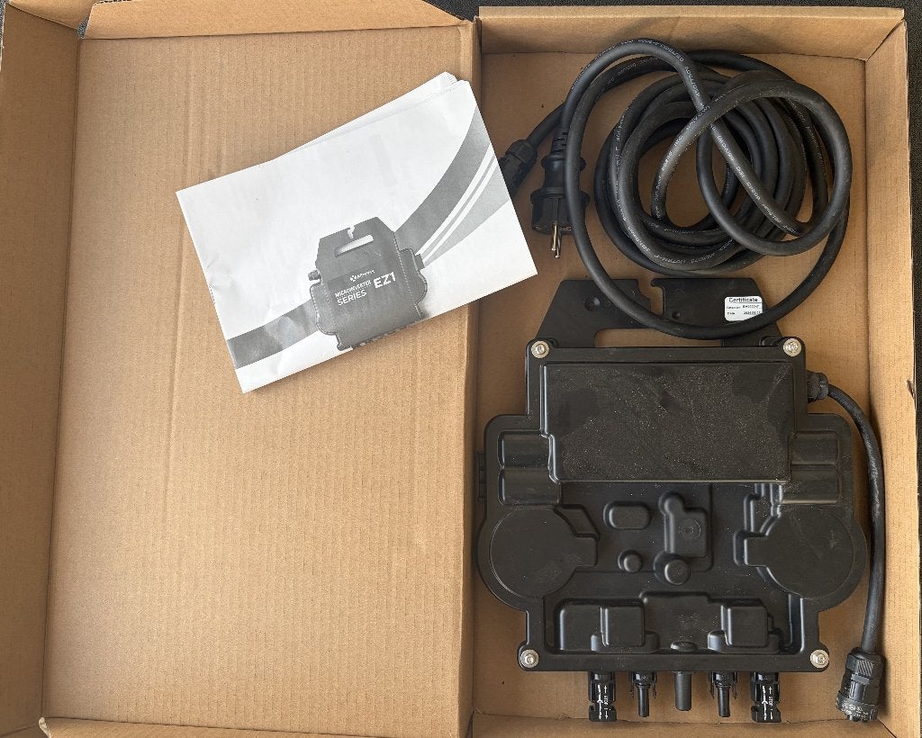 Micro-onduleur APsystems EZ1-M pour panneaux solaires., Enlèvement, Utilisé, Autres types, 200 watts-crêtes ou plus