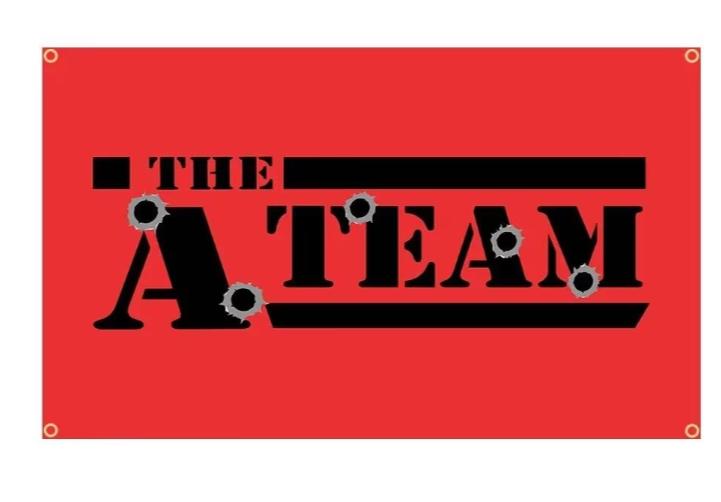 Grote vlaggen The A Team (150x90cm)