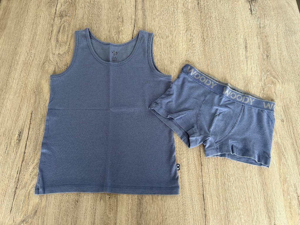 Setje Woody 8 jaar, Kinderen en Baby's, Kinderkleding | Maat 128, Nacht- of Onderkleding, Gebruikt, Ophalen of Verzenden, Jongen
