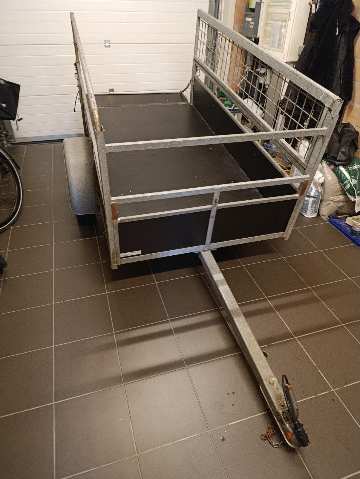 aanhangwagen, Ophalen