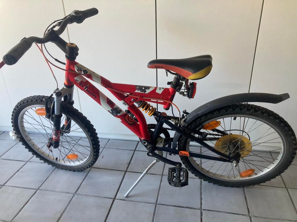 Jongensfiets 20 inch b-twin, Ophalen, Gebruikt, 20 inch, Versnellingen