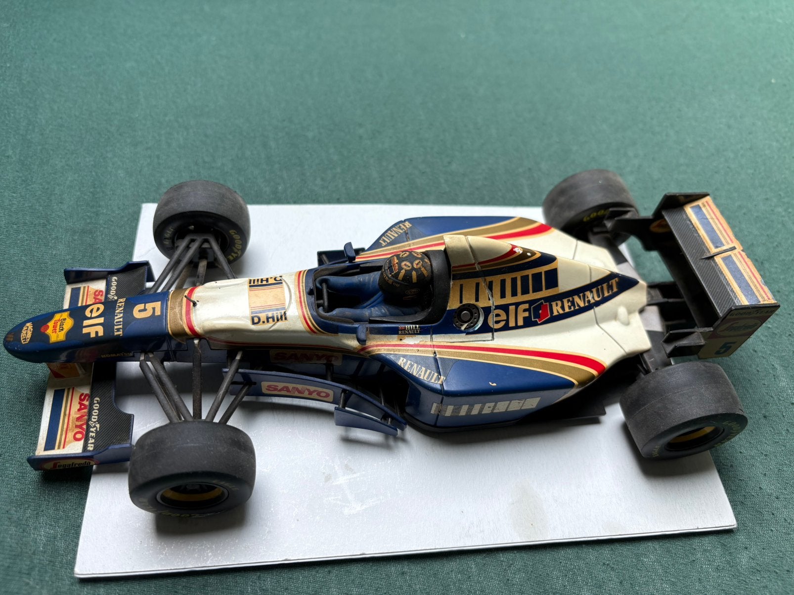 Damon Hill -F1- Williams FW17 -Onyx models 1:18, Ophalen of Verzenden, Gebruikt