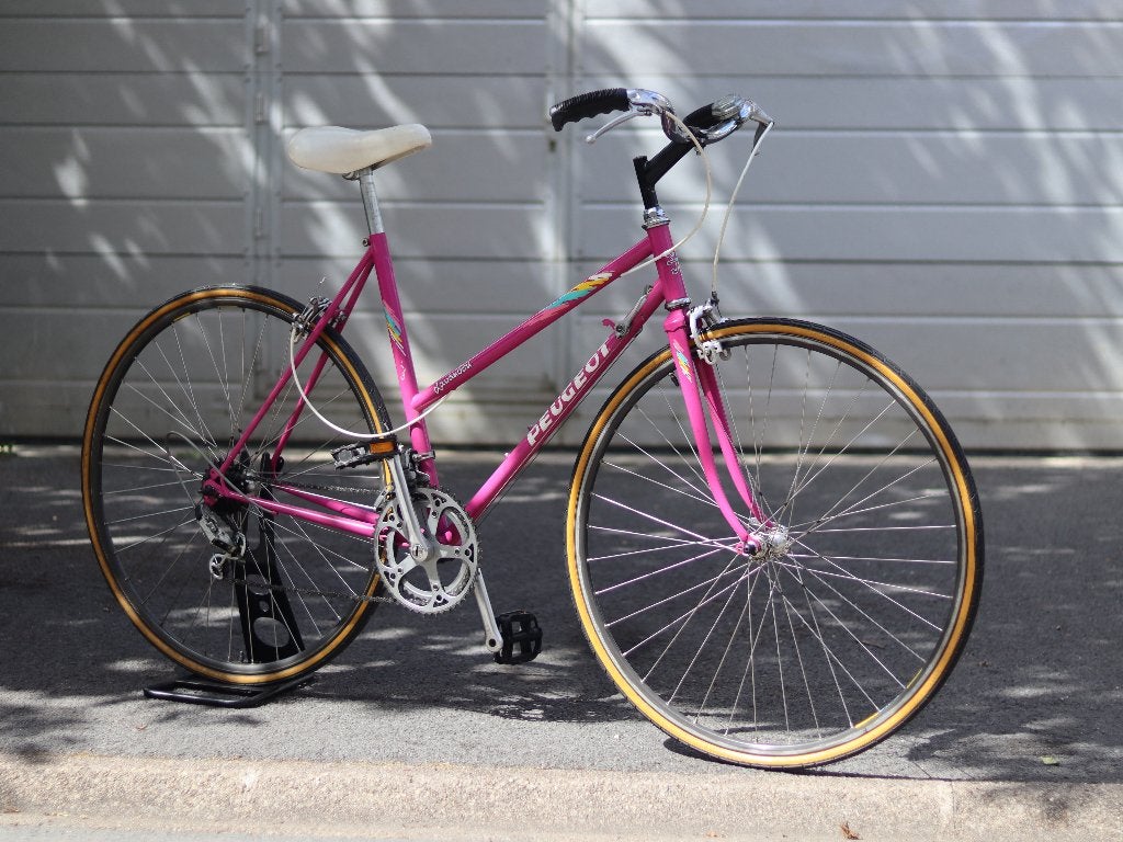 Vélo de ville Peugeot lavandou vintage rose femme hollandais, Accès (extra) bas, Autres marques, Frein sur jante, Enlèvement