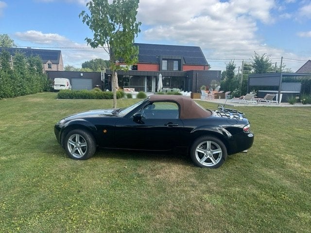 A VENDRE MAZDA MX5 2008, Auto's, Zwart, Cabriolet, Zwart, Leder