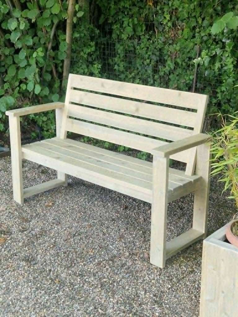 Steigerhouten tuinbank Provence Nieuw, Tuin en Terras, Ophalen, Nieuw