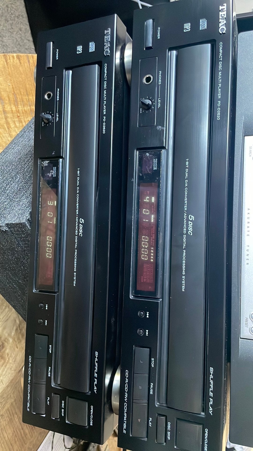Le teur 5 cd Teac PD-D2620, Enlèvement, Utilisé