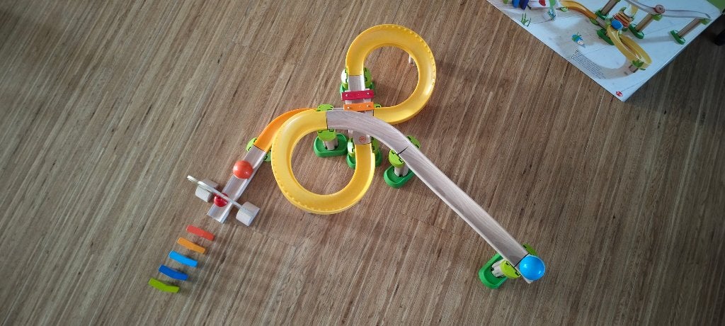 Knikkerbaan Haba Kullenbü, Kinderen en Baby's, Speelgoed | Overig, Ophalen, Zo goed als nieuw, Jongen of Meisje