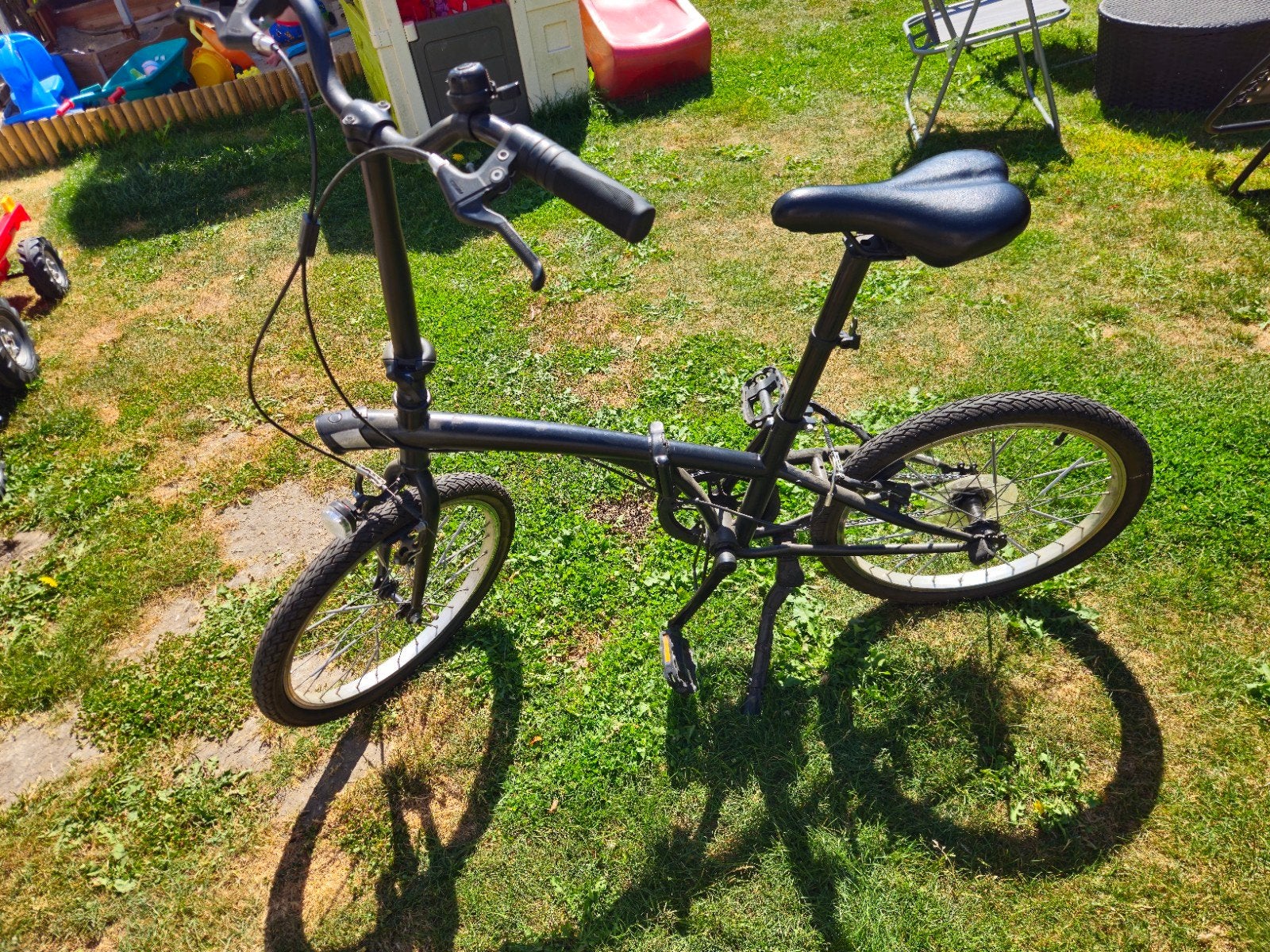 plooifiets, Gebruikt, Velgrem, Totaal opvouwbaar, Ophalen