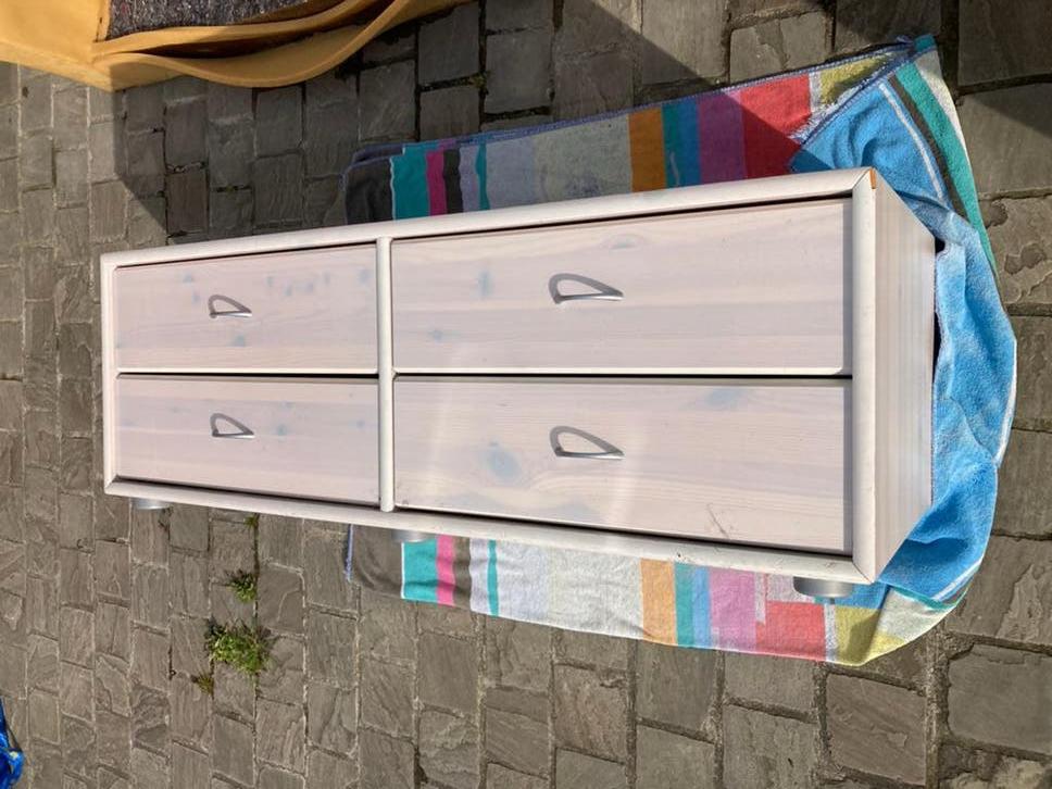 Armoire de rangement en 2 parties - GRATUITE, Enlèvement, Utilisé
