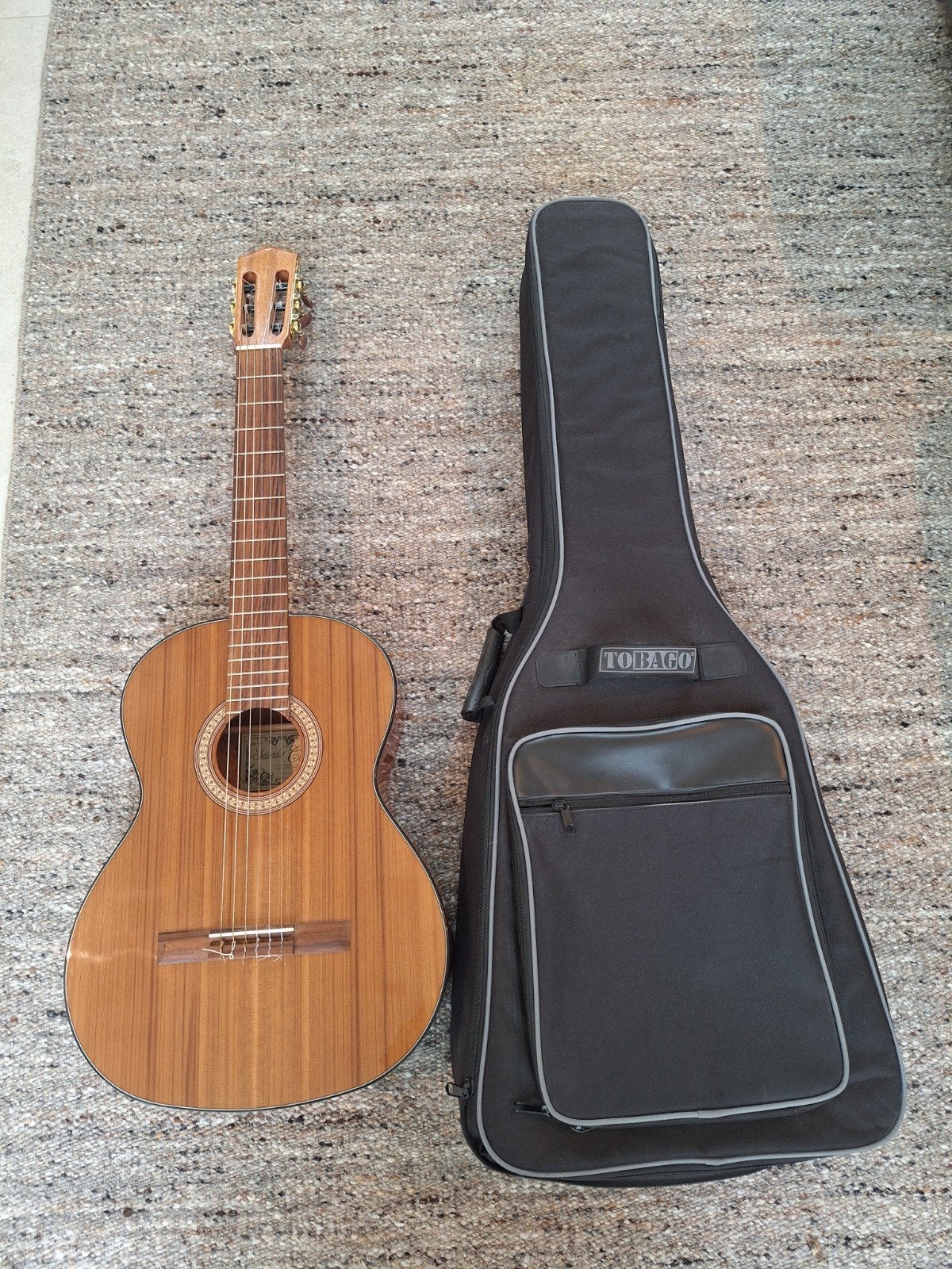 klassieke gitaar Salvador Cortez CC-21 incl gitaartas, Musique & Instruments, Enlèvement, Comme neuf