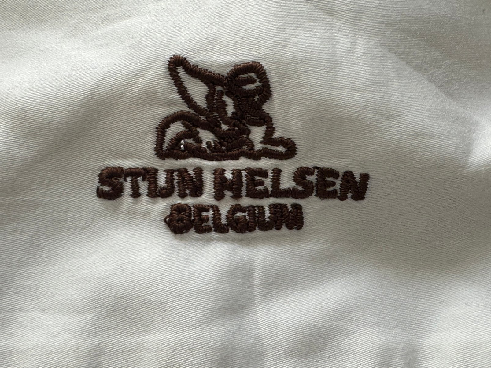 Exclusief Zomerhemd Stijn Helsen in perfecte staat, Kleding | Heren, Overhemden, Ophalen of Verzenden, Zo goed als nieuw, Wit