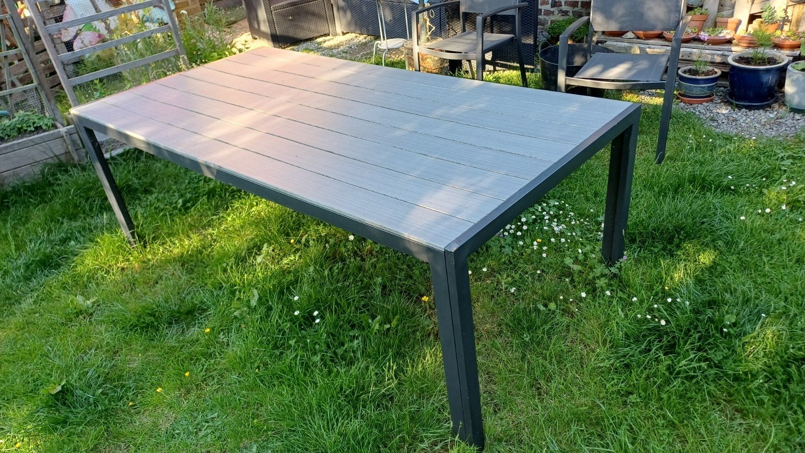 Table de jardin 2mx1m, Jardin & Terrasse, Enlèvement