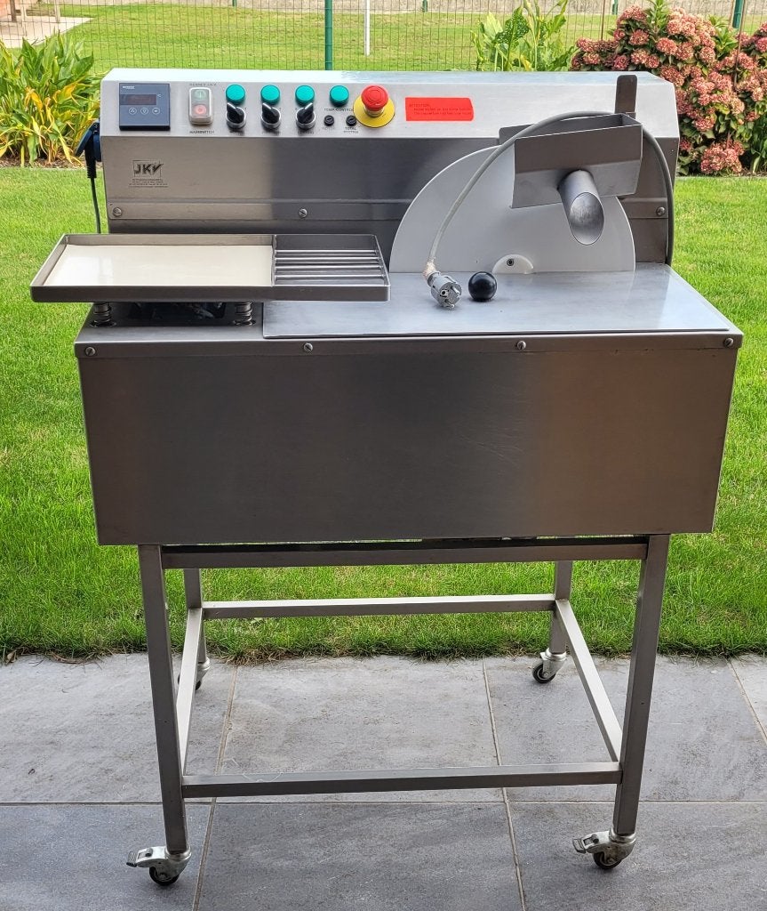 chocoladewiel machine, Ophalen