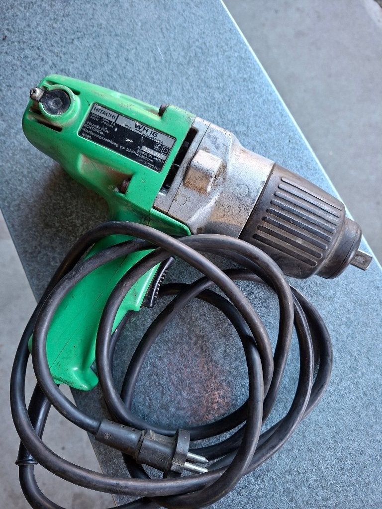 hitachi wh 16 slagmoersleutel, Auto diversen, Autogereedschap, Ophalen, Gebruikt