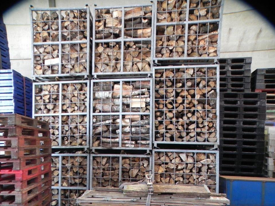 Haard/kachel hout een mix van eiken, berken en popelier, Tuin en Terras, Brandhout, 6 m³ of meer, Ophalen, Eikenhout, Blokken